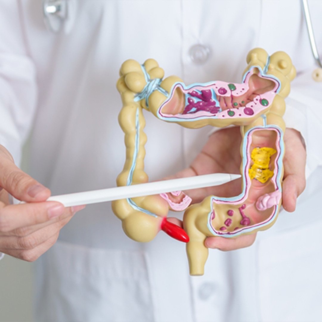 Laboratory technicians working