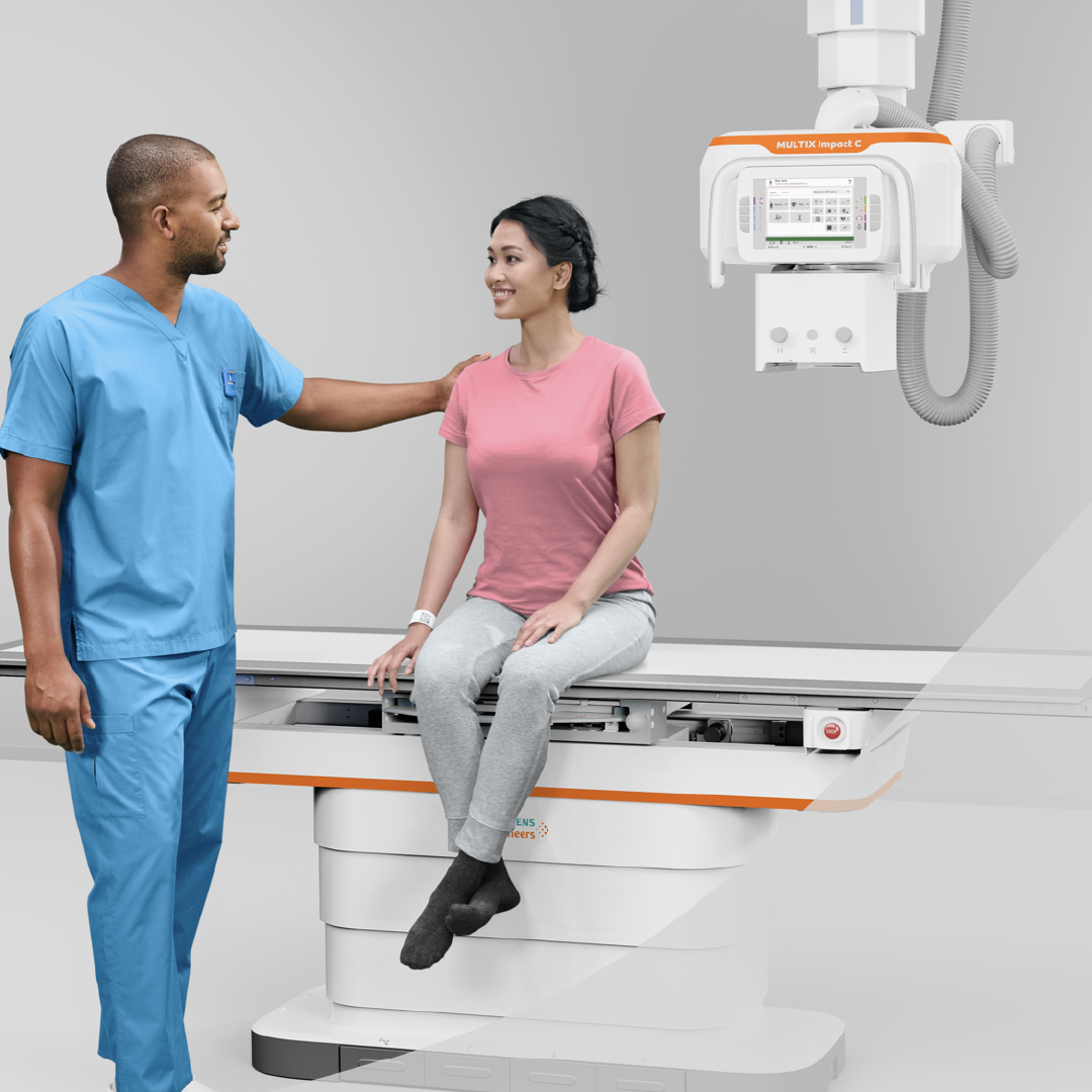 Laboratory technicians working