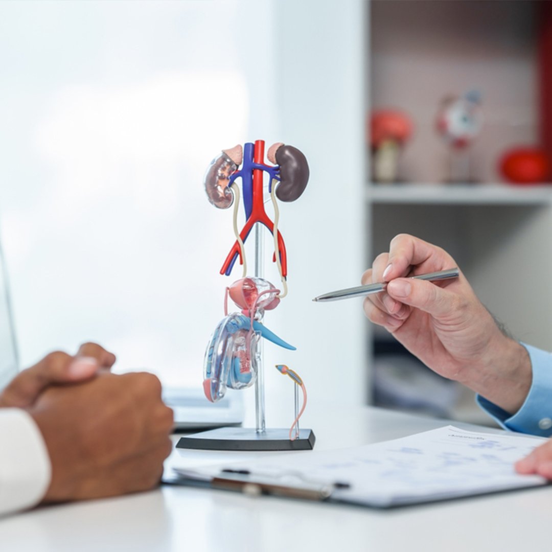 Laboratory technicians working
